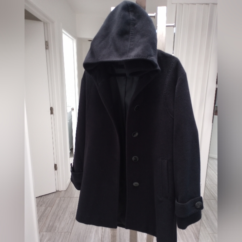 Jones New York Women's black pea coat